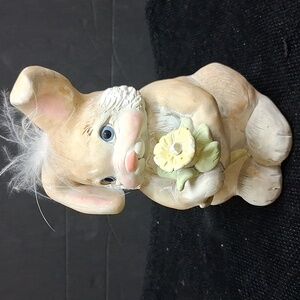 Vintage Dreamsicles "Bunny Bouquet" figurine signed by artist Kristin Haynes